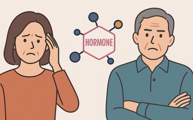50대 여성, 남성 호르몬 변화와 건강관리법